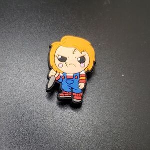 CHUCKY shoe charm scary Thriller horror clog pin